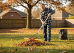 32P Polypropylene Grass and Leaf Rake - Image 2