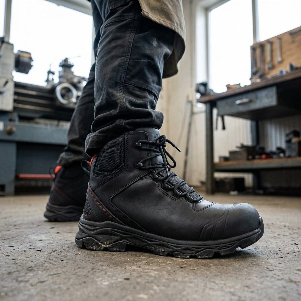 Oxford Mid Boot [Black/Brown] UK Sizes 7-12