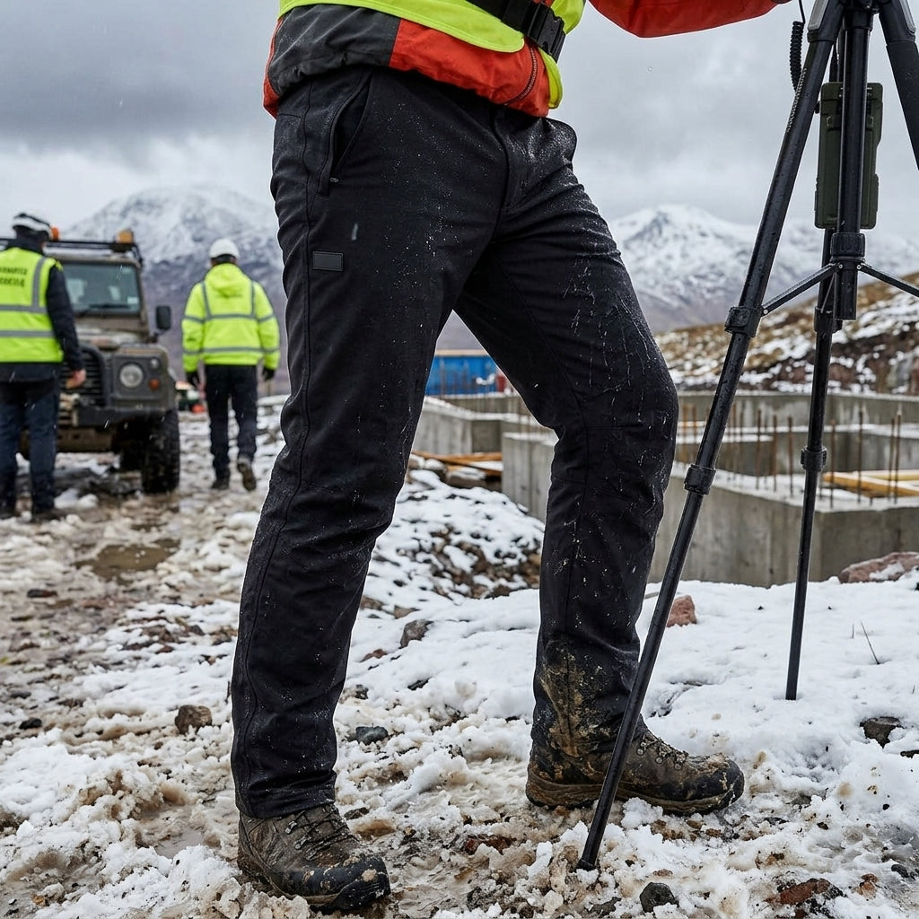 Thermal Waterproof Trousers 34-42in Black
