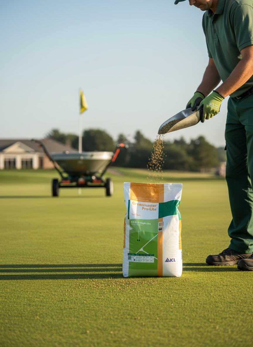 Turf Fertiliser 8-0-0 with Iron and Magnesium for Enhanced Growth and Longevity 25kg