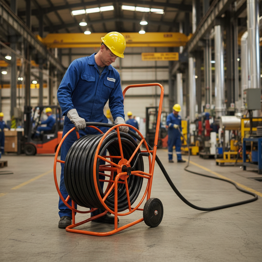 Hose Reel Carrier for 100 m x 19 mm (3/4 Inch) - Image 2