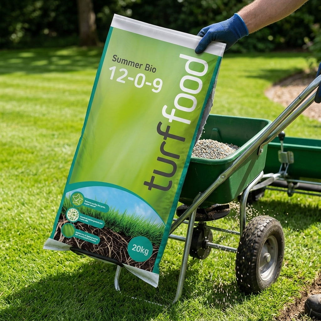 20kg Turf Food Summer Bio Fertiliser 12-0-9 (view 2)