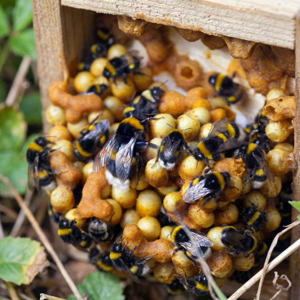 Live Bumblebee Colony (view 2)
