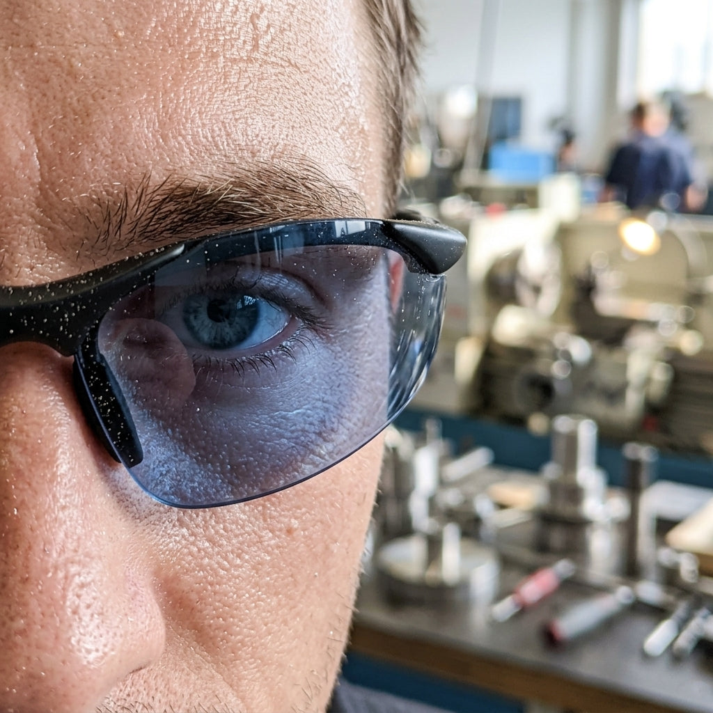 Safety Glasses with Clear or Smoke Lenses (view 2)