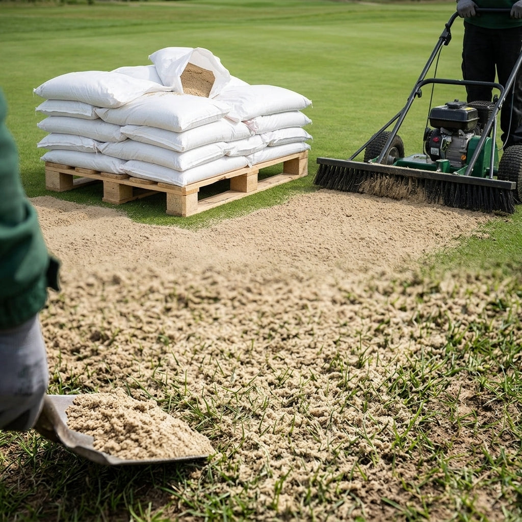 25kg Kiln Dried Sand - Medium-Fine for Turf Improvement