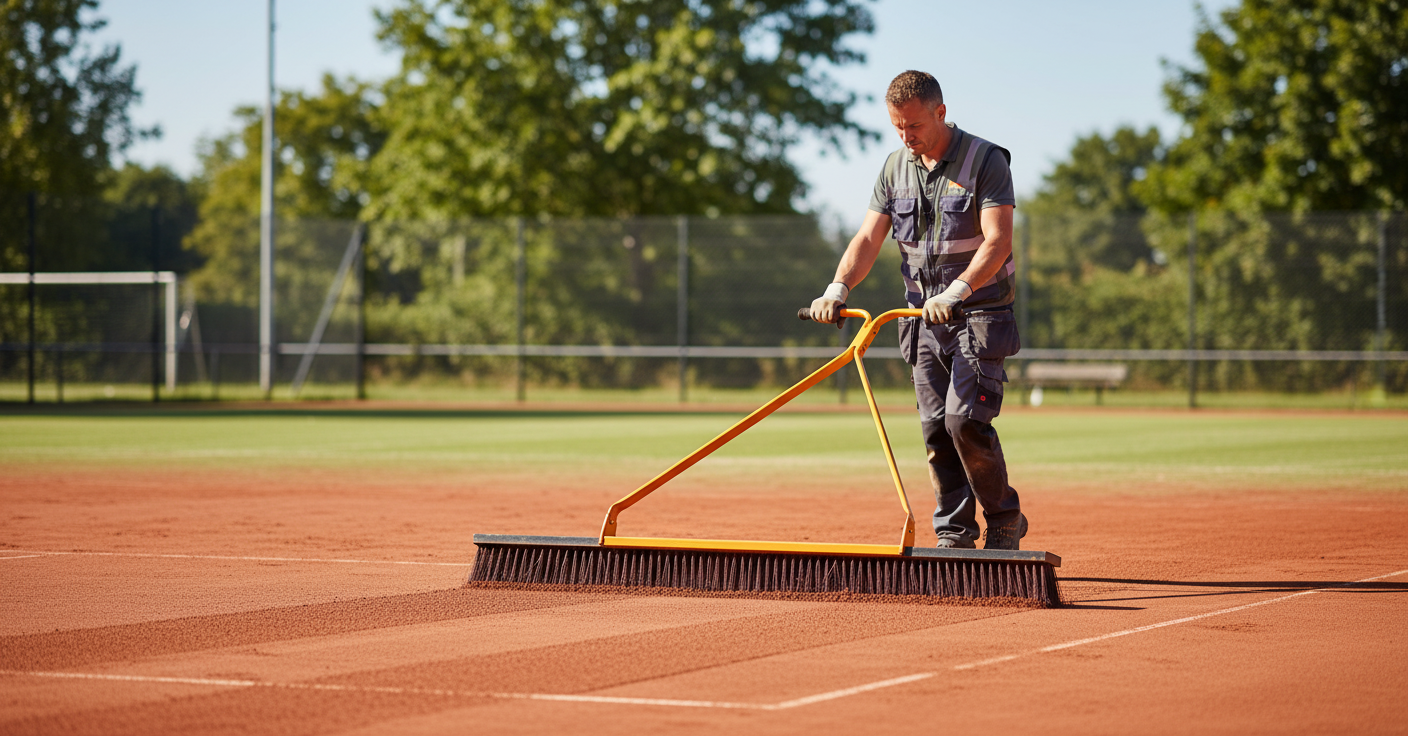 Hand Dragbrush for Synthetic and Natural Turf 1.8m