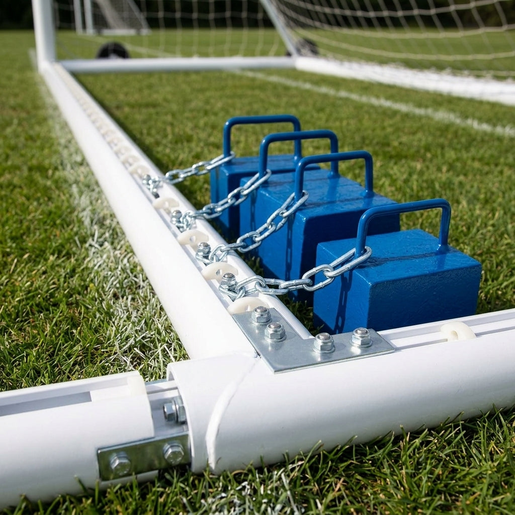 Counterbalance Anchors for Portable Goal Posts (view 2)