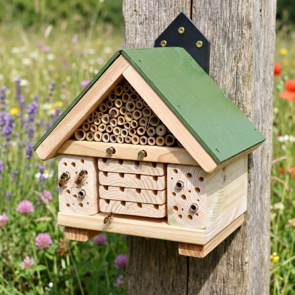 Bee Hotel with Diverse Tube Lengths and Chamber Materials (view 2)