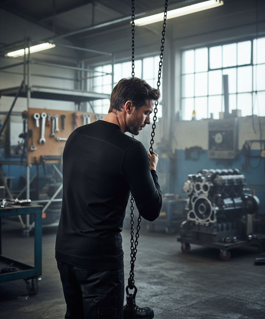 Merino Wool Crewneck for Cold Weather Activities