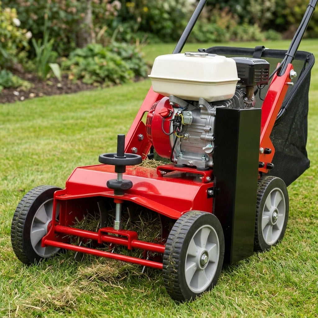 Lawn Scarifier with Collection Bag & Frame (view 2)