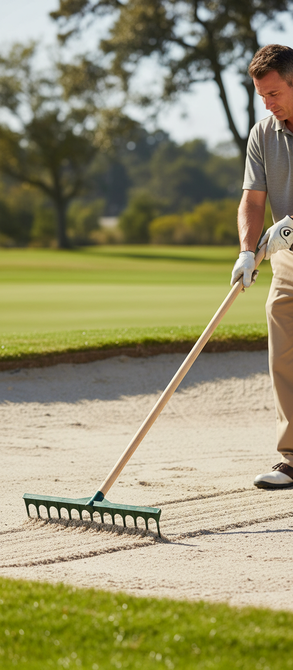 Lightweight Bunker Rake