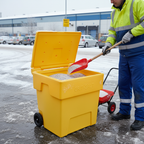 Yellow Grit Bin 200L