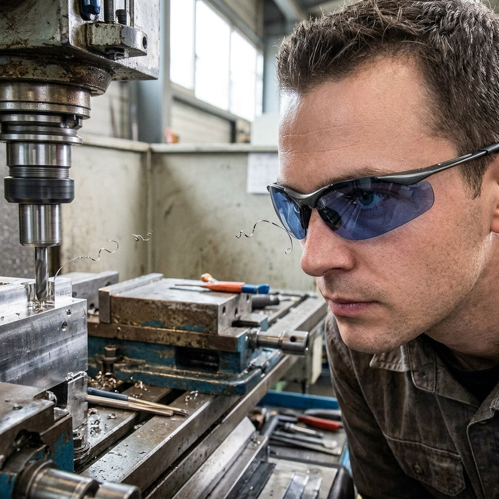 Safety Glasses with Clear or Smoke Lenses