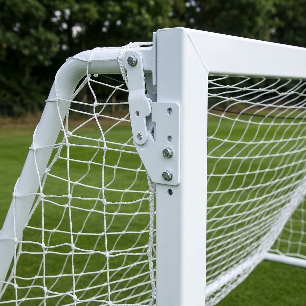 Folding Freestanding 9 v 9 Football Goals (view 2)