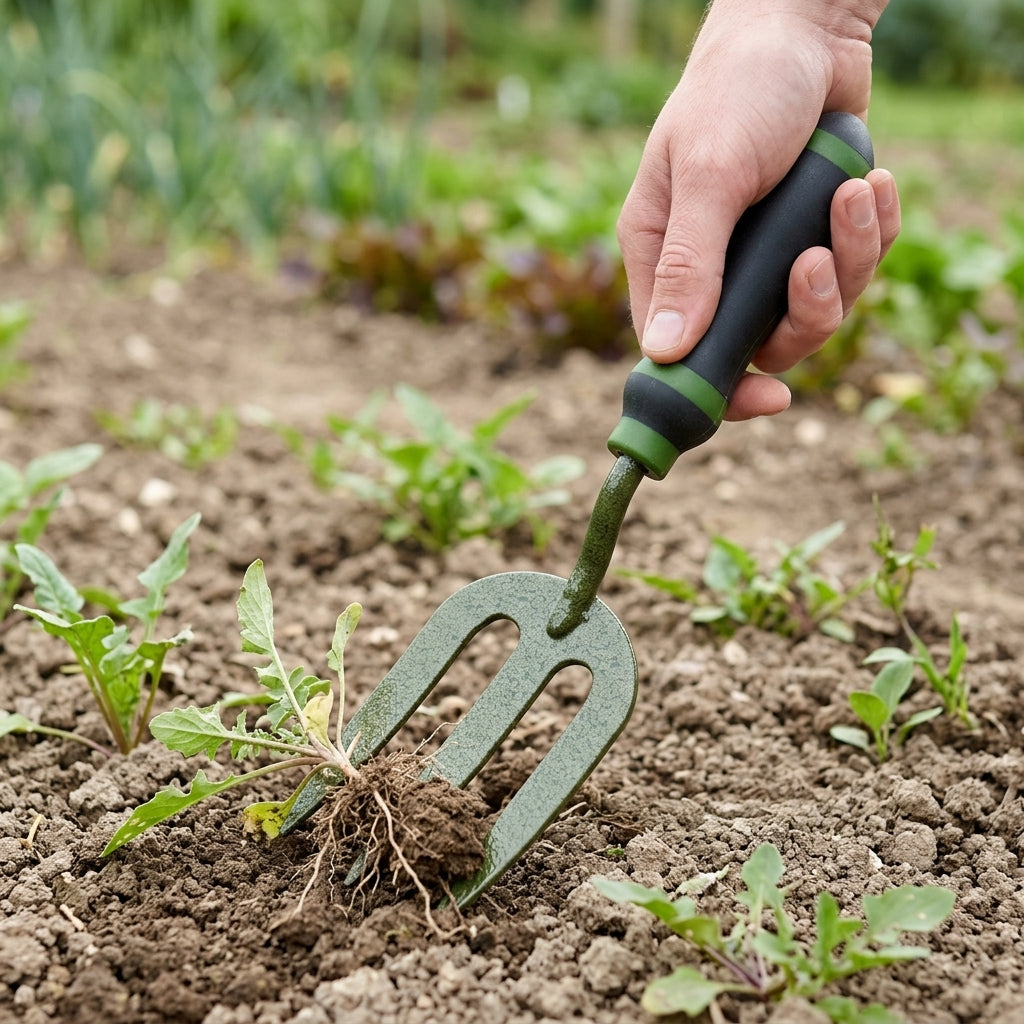 Hand Weed Fork with Soft Touch Handle