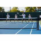 Heavy Duty Tennis Net with Vinyl Coated Nylon Headband and Regulation Size Mesh for Tournament Use 12.8m - Image 2