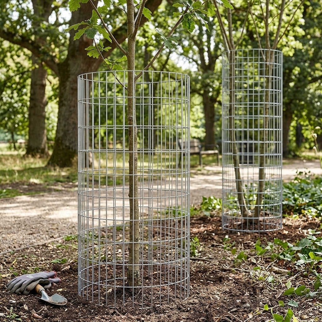 1.2m & 1.8m Welded Mesh Tree Guards 30cm Width