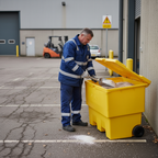 Yellow Grit Bin 340L