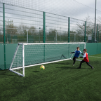 Galvanised Football Goal Posts for Junior 5 A Side - Image 2
