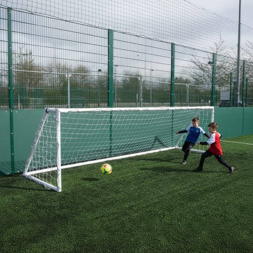 Galvanised Football Goal Posts for Junior 5 A Side - Image 2