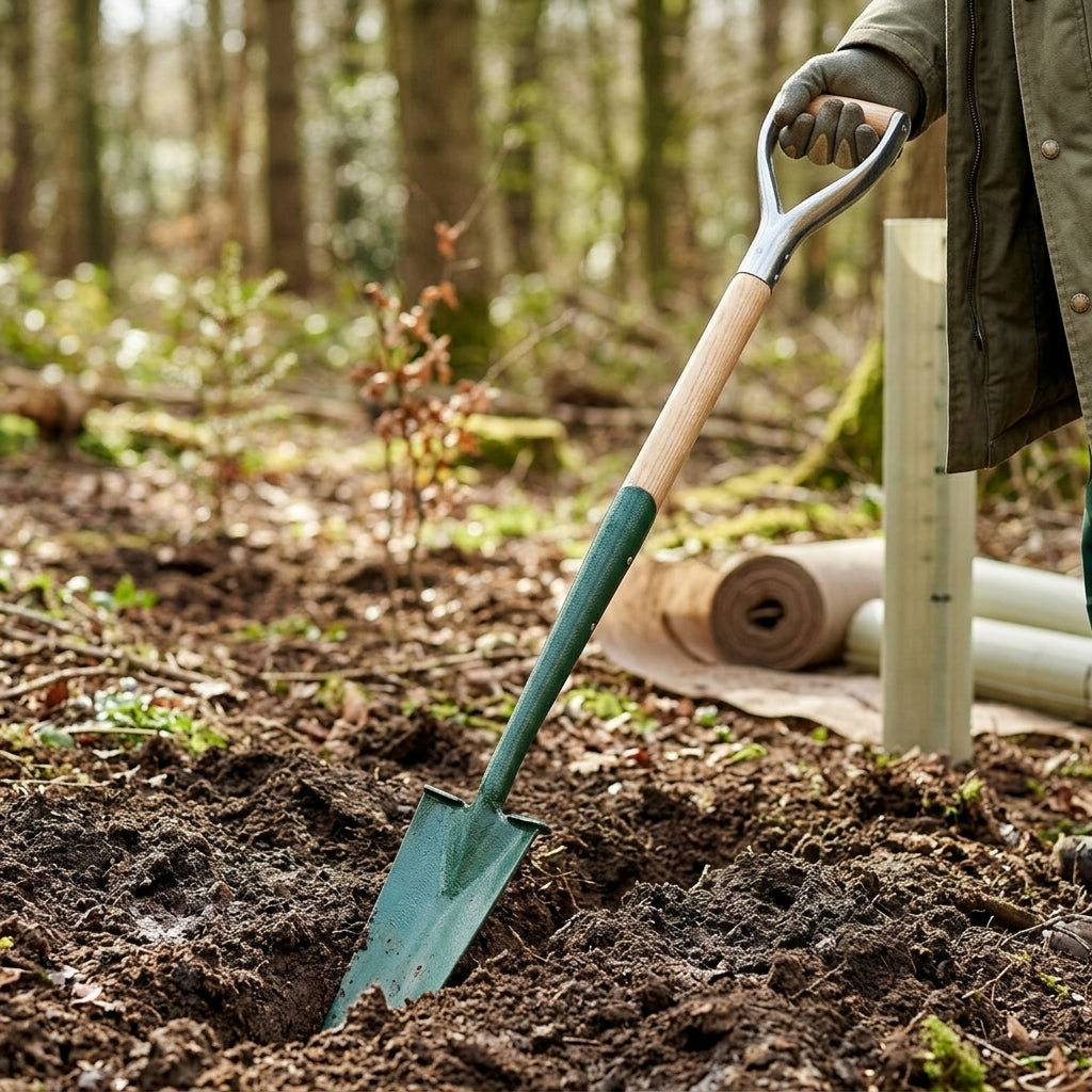 Narrow Tapered Blade Tree Planting Spade