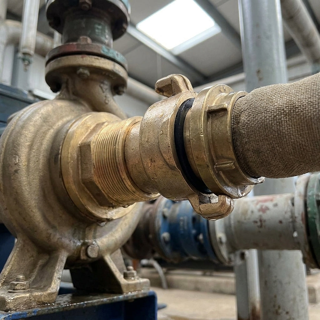 Brass Claw Hose Coupling with Female Thread - 1/2, 3/4 or 1 Inch