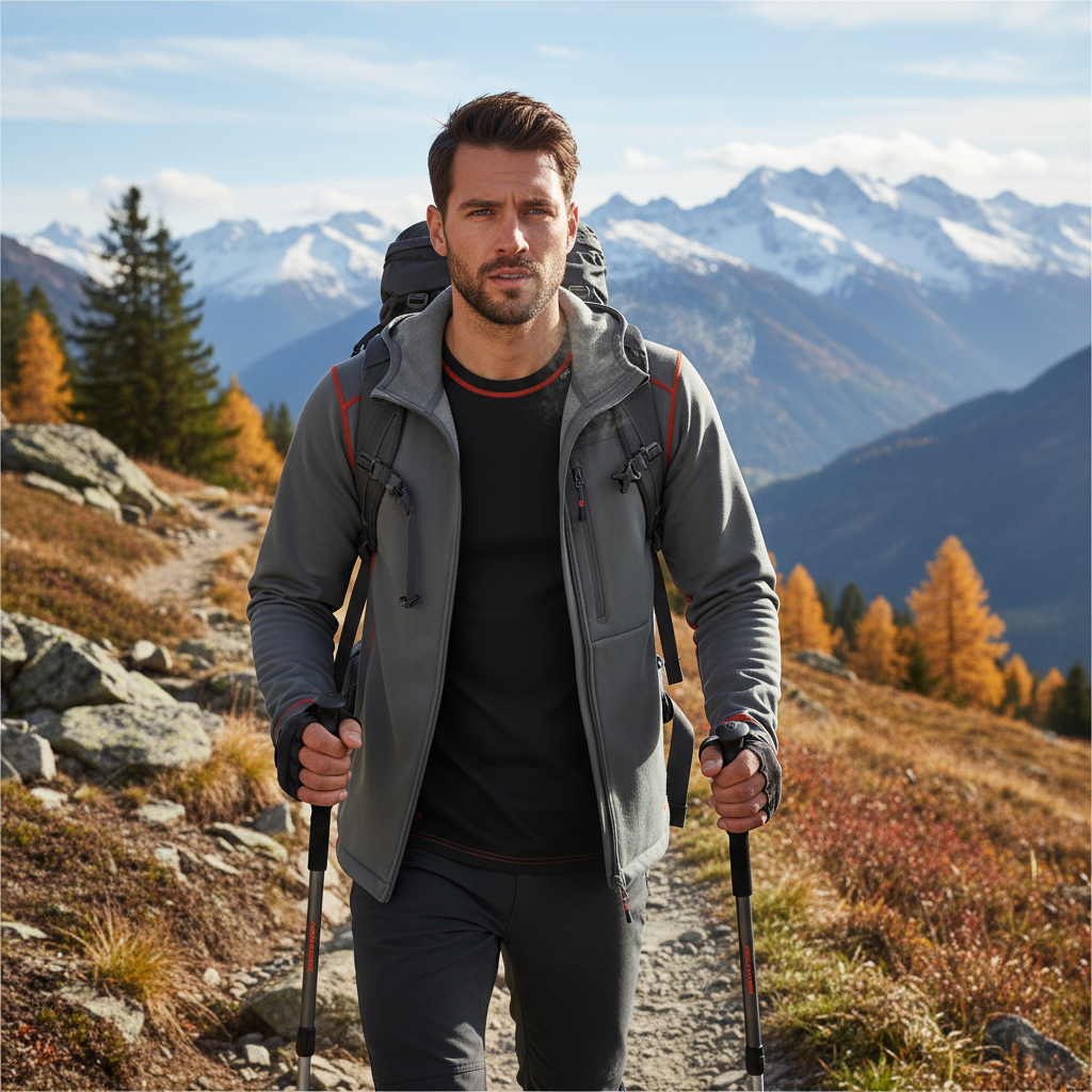 Insulating Crewneck Base Layer with Merino Wool for Cold Conditions - Image 2