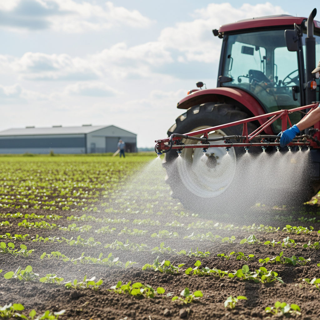 Tapered Flat Fan Nozzles for Herbicides and Insecticides