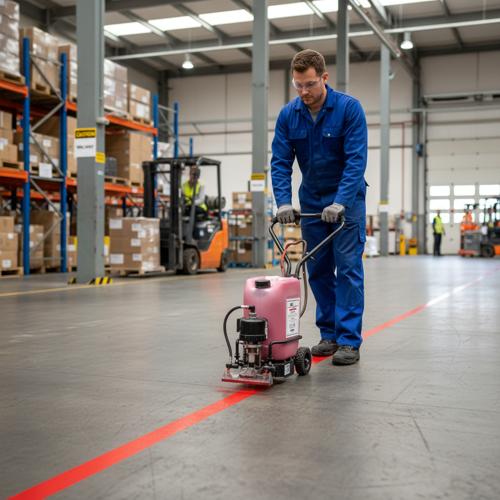 Red Line Marking Paint 10L - Image 2