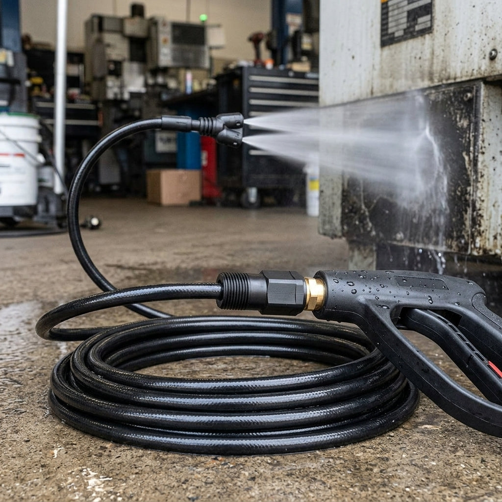 6m Hose, LV Elbow & Flexible Double Nozzle Accessories