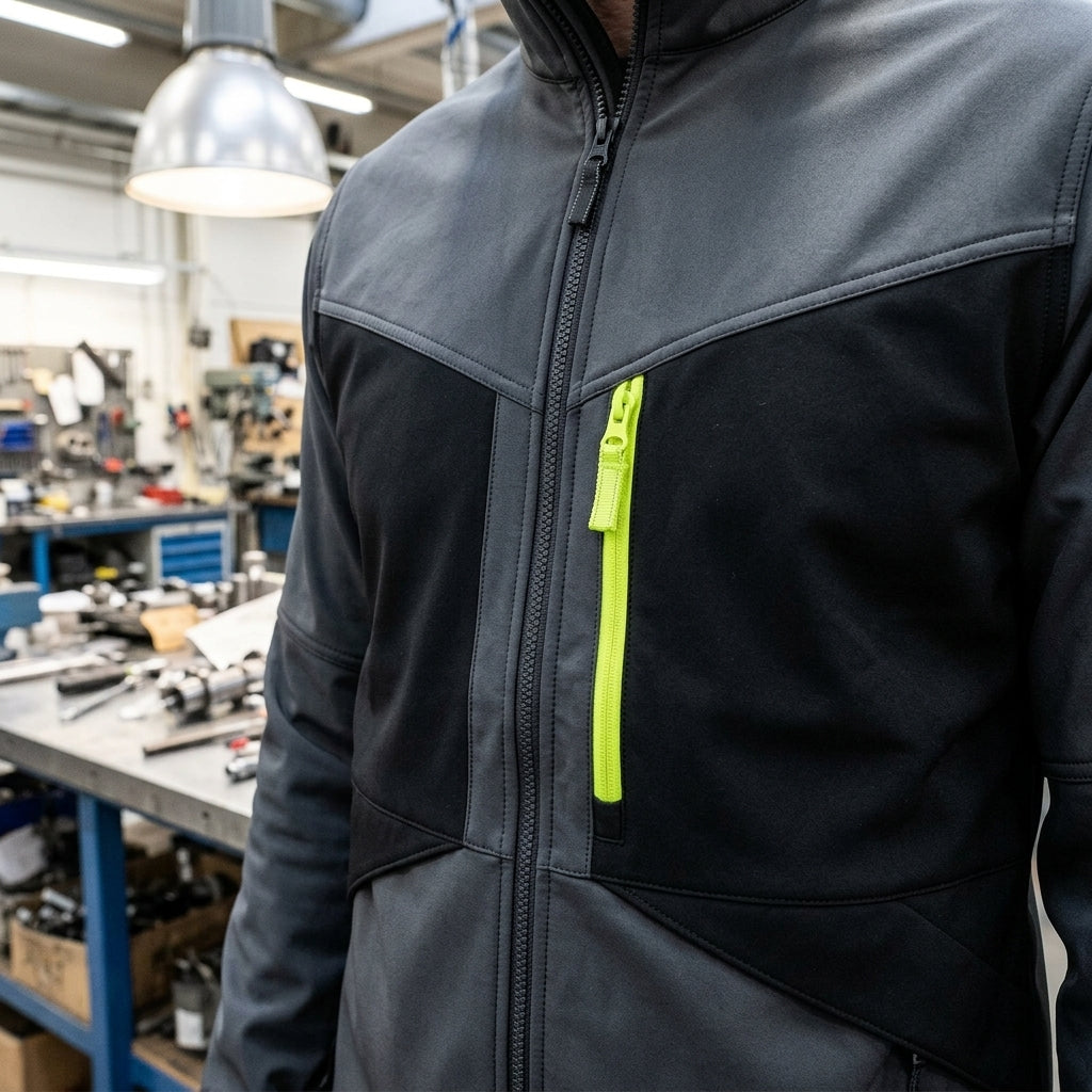 Softshell Jacket [S-XXL] Grey/Blue (view 2)