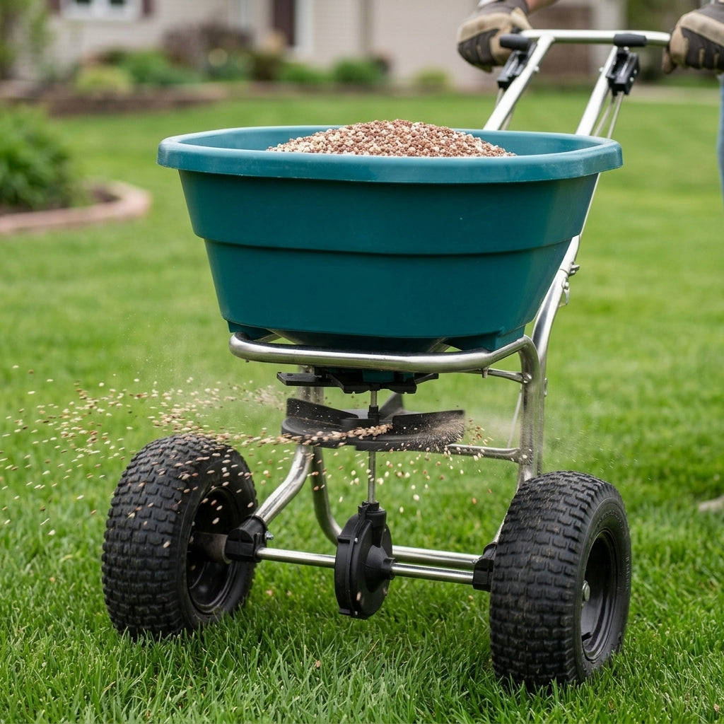 Stainless Steel Spreader for Fertilising and Salt (view 2)