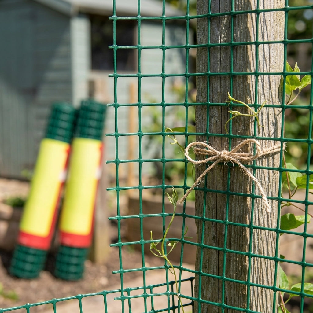 0.5m x 5m Plastic Mesh for Plant Support (view 2)