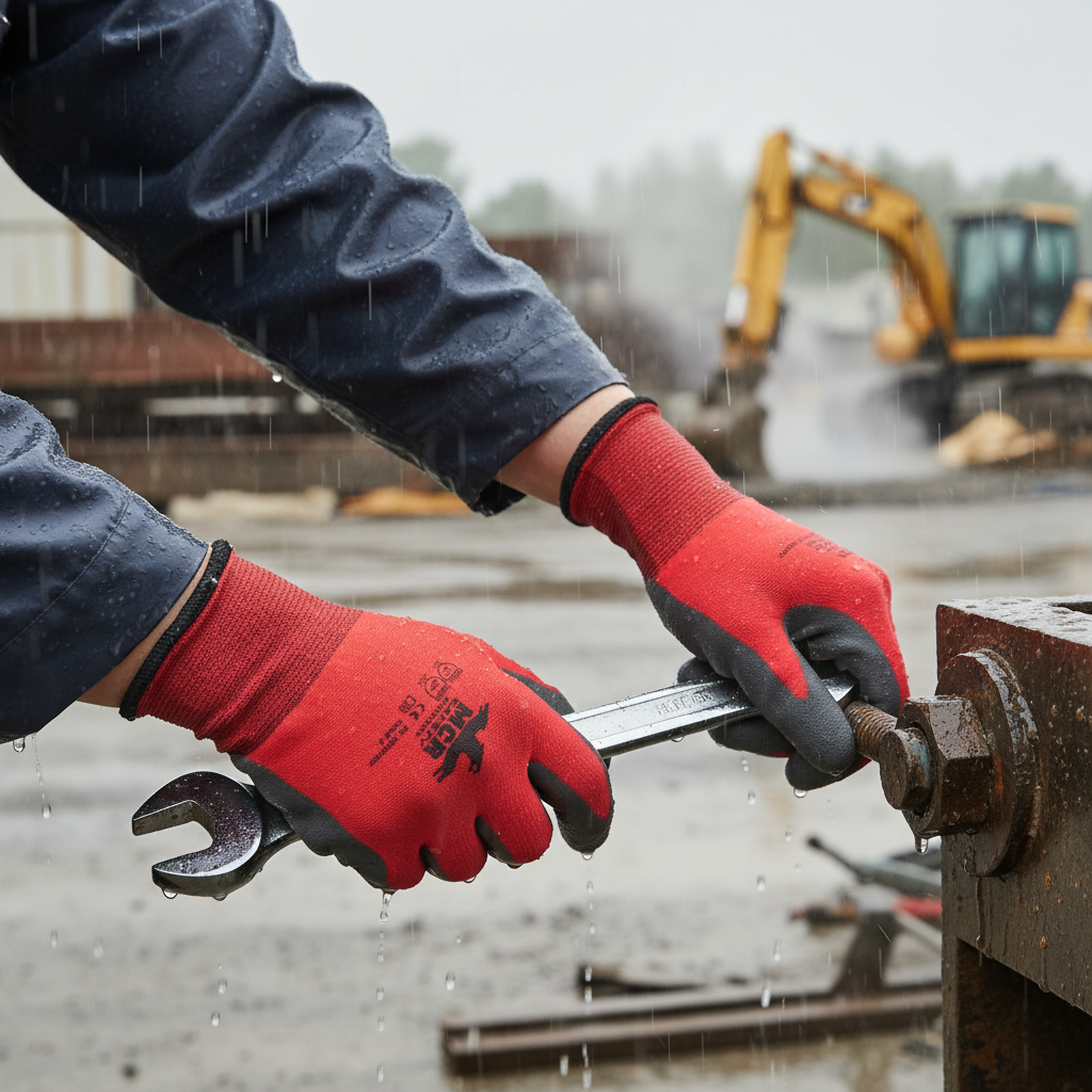Wet Weather Thermal Grip Glove for Cold Protection - Image 2