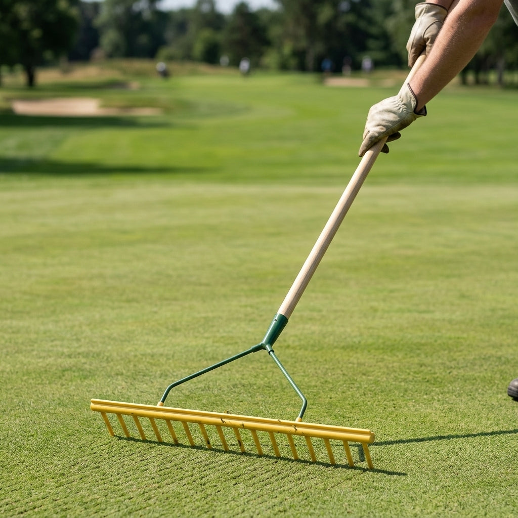 65cm Landscaping Rake Polypropylene Head 150cm Handle