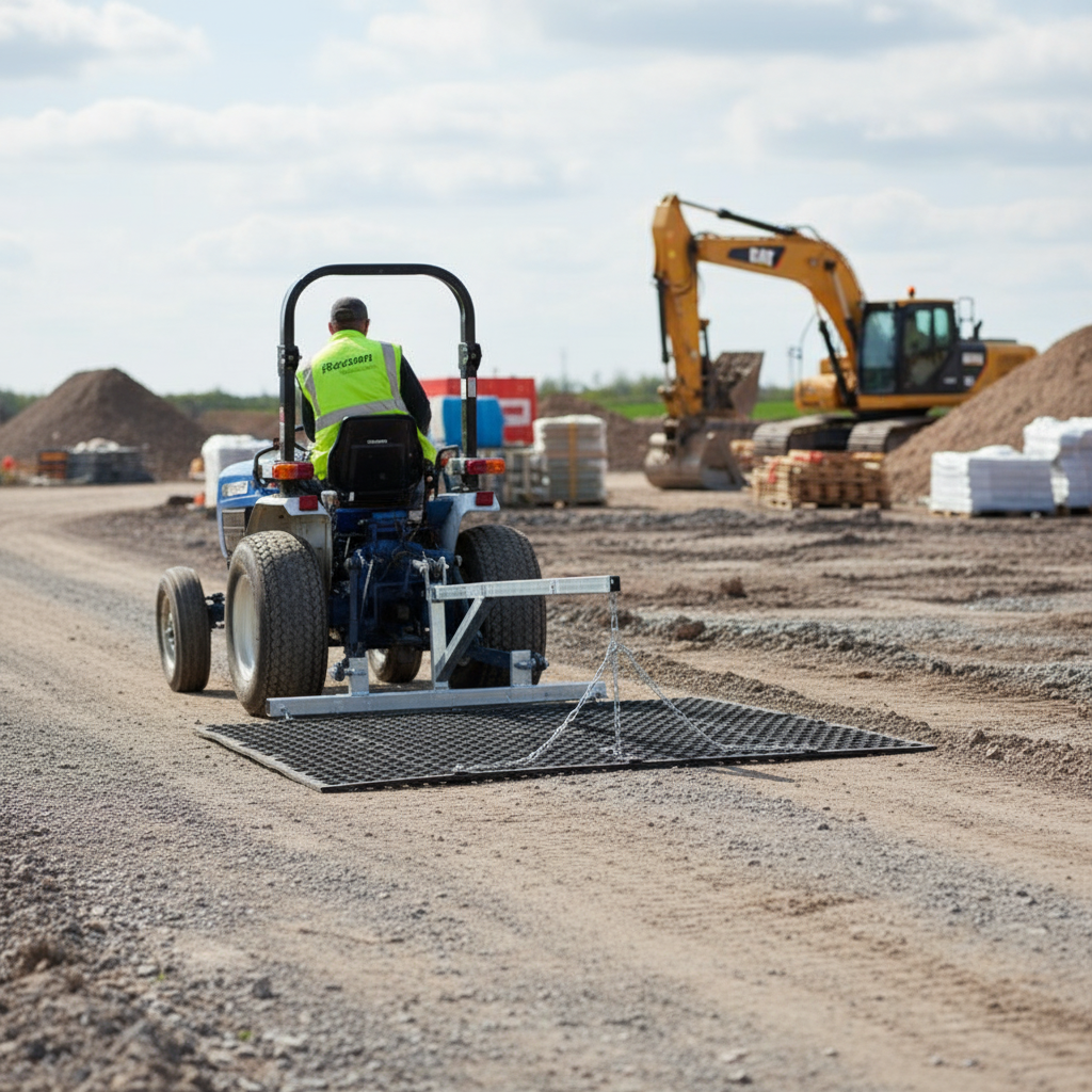 Rubber Dragmats for Turf Maintenance