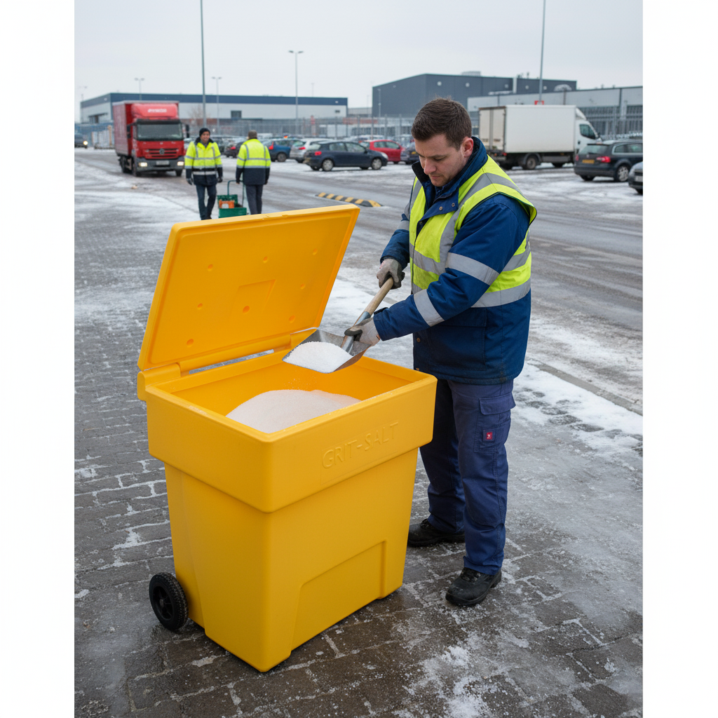 Yellow Grit Bin 200L - Image 2