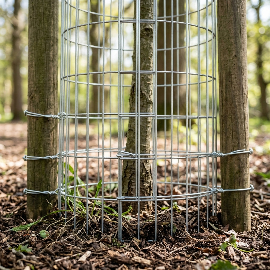 1.2m & 1.8m Welded Mesh Tree Guards 30cm Width (view 2)