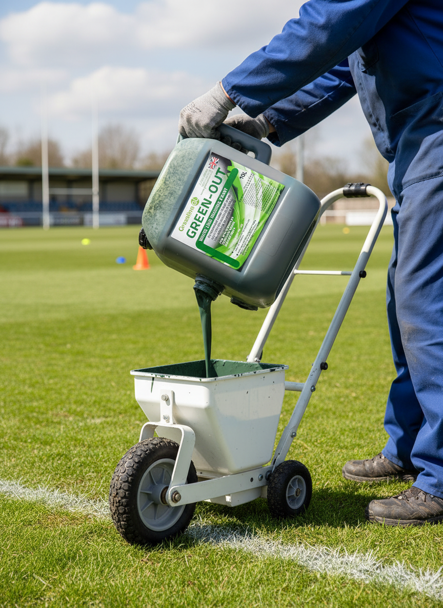 Water-Based Grass Cover Paint for Line Marking 10L