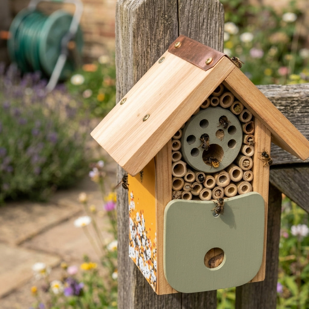 Bee Barn with Multiple Compartments for Insects (view 2)