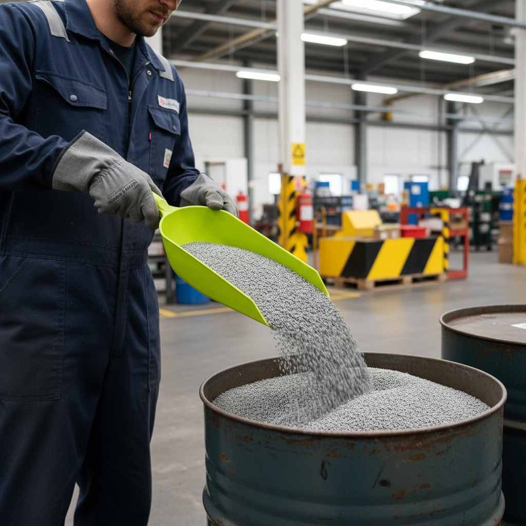 Grit Scoop for Efficient Snow Clearing and Rock Salt Handling - Image 2