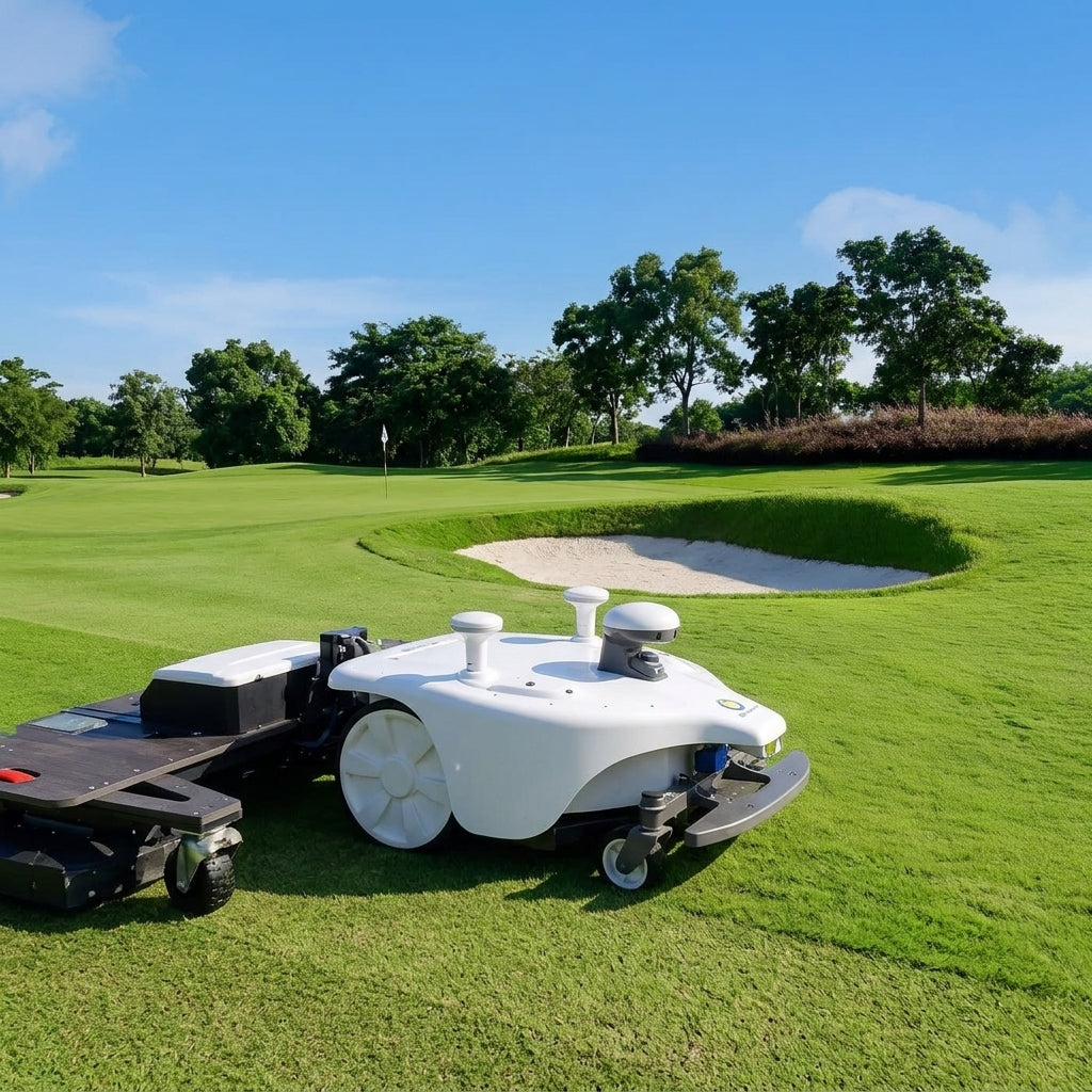 Robotic Mower 3D LiDAR Dual RTK Navigation