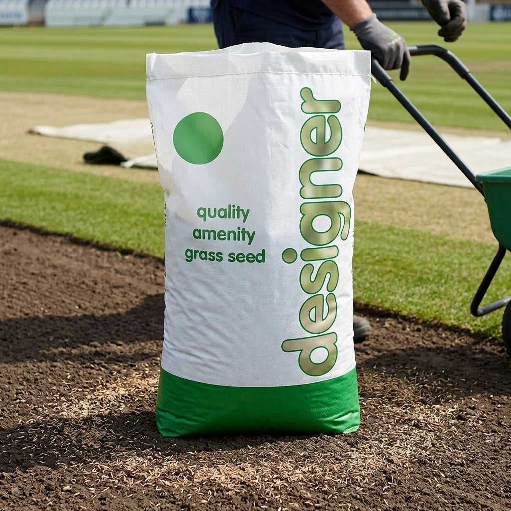 20kg Wicket Renovation Grass Seed - Rapid Germination