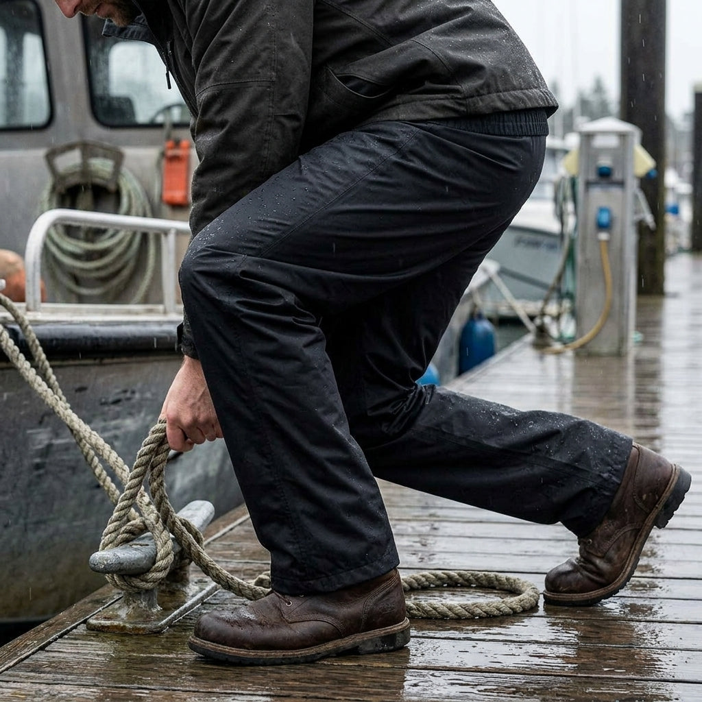 Manchester Rain Trousers [S-XXXL] Waterproof Black