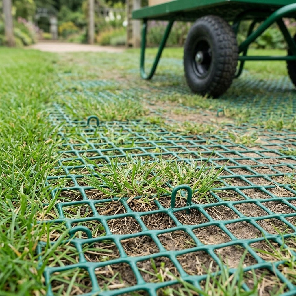 1m x 10m Grass Reinforcement Mesh - Green or Black (view 2)