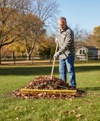 48-Inch Polypropylene Grass and Leaf Rake - Image 2
