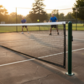 Heavy Duty Tennis Net with Vinyl Coated Nylon Headband and Regulation Size Mesh for Tournament Use 12.8m