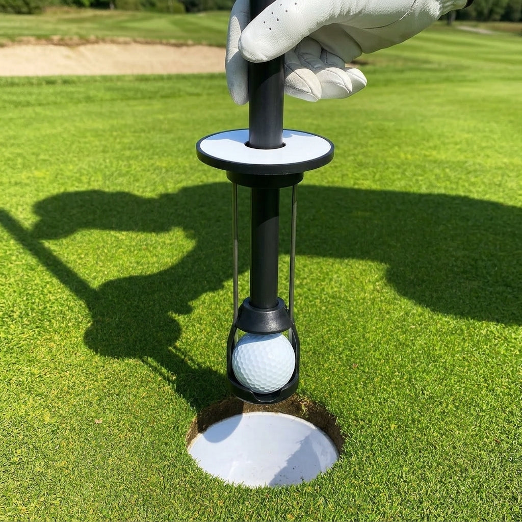 Contactless Golf Ball Lifter with Javelin/Regular Pin Options