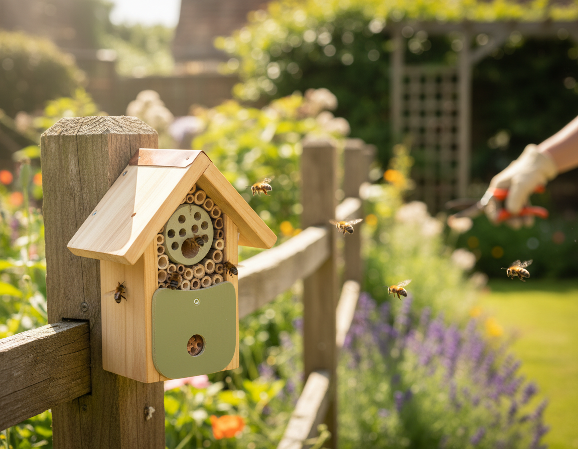 Eco-Friendly Bee Barn for Wildlife Conservation