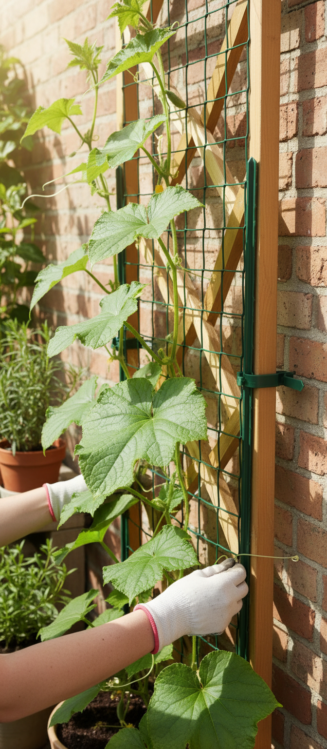 Plastic Mesh Plant Support Net for Gardening 44mm - Image 2